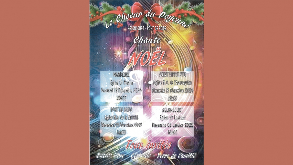 Concert de Noël - Le Chœur du Doyenné