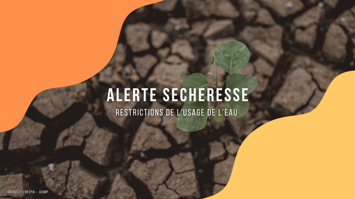 ALERTE SECHERESSE NIVEAU 1