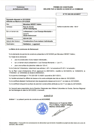 PC 25 00017 NEDEY Valère