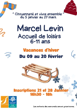 Programme vacances Marcel levin février 26