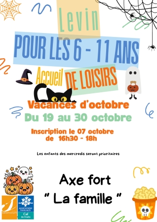 Accueil de loisirs Levin - vacances d'octobre