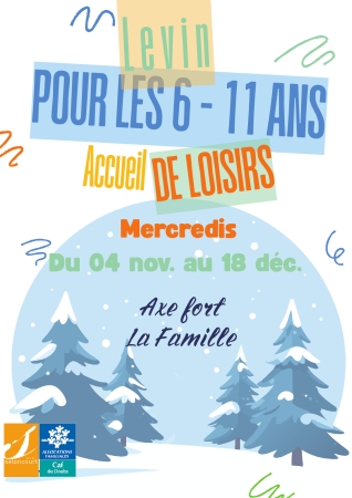 Accueil de loisirs Levin - mercredis nov. déc.